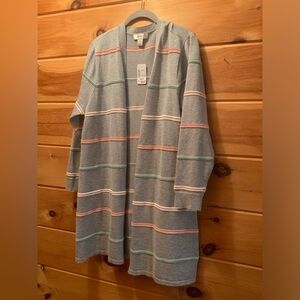 Christopher And  Banks Long Ottoman Cardigan Sweater NWT Women’s Size 1X